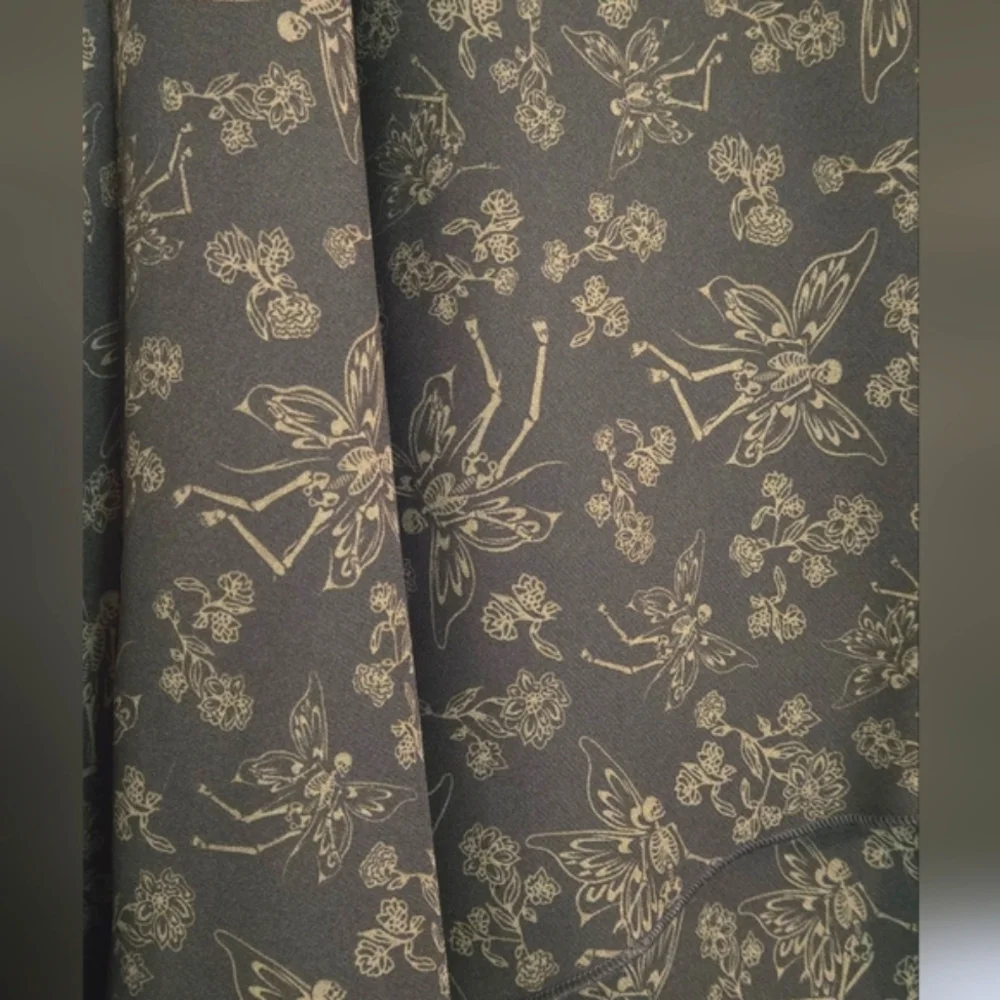 Hot Topic Thorn & Fable Green Midi Layered Whimsygoth Cottagecore Skirt - Picture 5 of 8